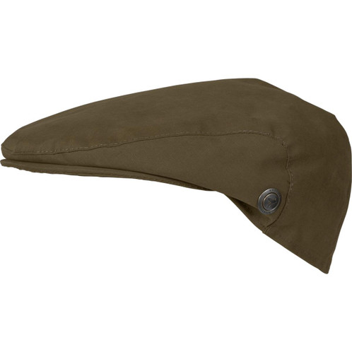 Warm Olive Harkila Mens Retrieve Flat Cap