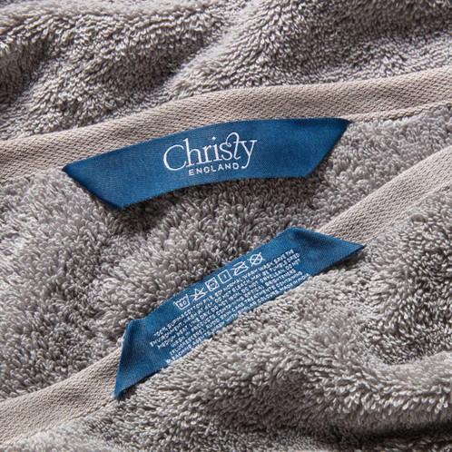 Christy Supreme Hygro Towel Silver Grey Labels