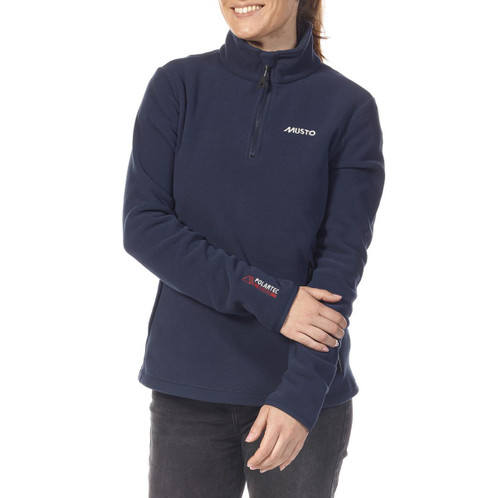 Navy Musto Womens Snug Fleece Front
