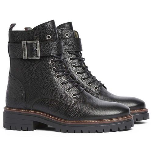 Black Barbour Womens Heidi Boots