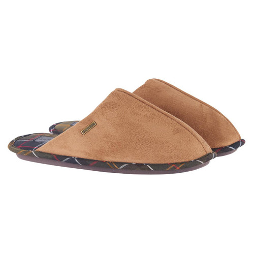 Camel Barbour Mens Foley Slippers