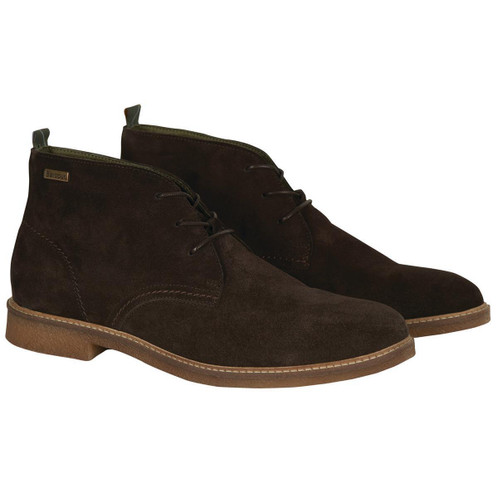 Dark Brown Barbour Mens Sonoran Desert Boots