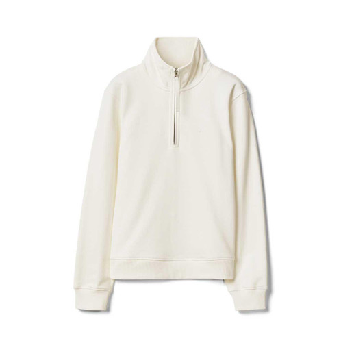 Off white R.M. Williams Womens Trickett Zip Neck Sweatshirt