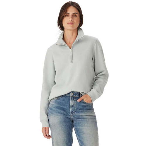 Salt R.M. Williams Womens Trickett Zip Neck Sweatshirt front