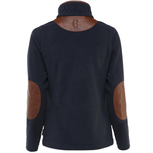 Ink Navy Holland Cooper Womens Country Fleece Jacket Rear