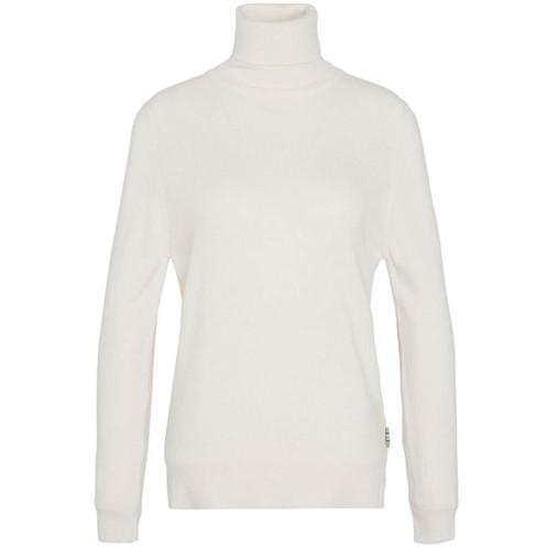 Ecru/Hessian Tartan Barbour Womens Pendle Roll Collar Jumper