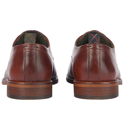 Mahogany Barbour Mens Harrowden Shoes Back