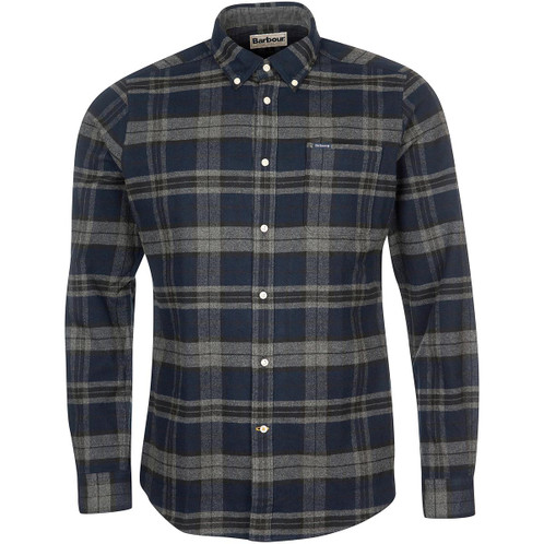 Grey Marrl Barbour Mens Betsom Tailored Shirt