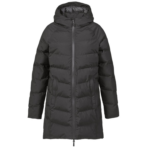 Black Musto Womens Marina Long Quilted Jacket