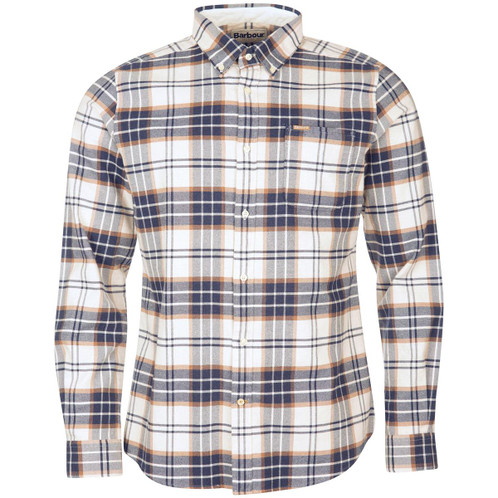 Ecru Barbour Mens Portdown Tailored Shirt