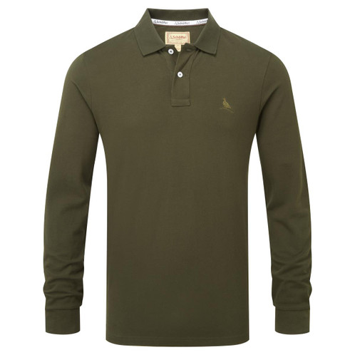 Schoffel Mens St Ives Long Sleeve Polo Shirt