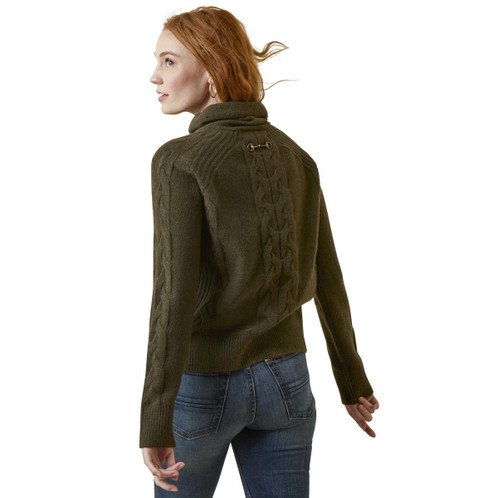 Earth Ariat Womens Novato Sweater Rear