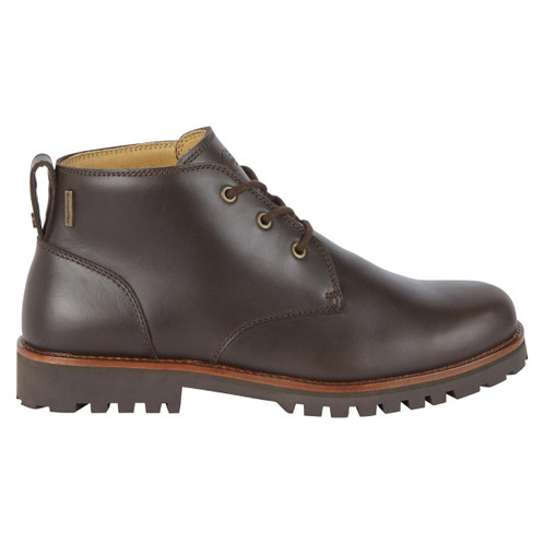 Marron Fonce Le Chameau Mens La Chukka Cuir Boot Side