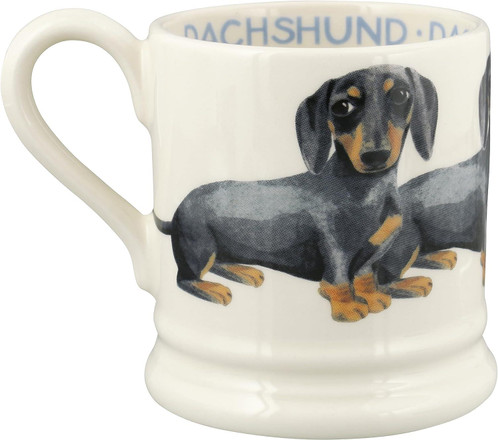 Emma Bridgewater Dachshund Half Pint Mug Side