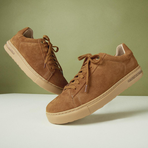 MInk Birkenstock Bend Low Suede Leather Trainer