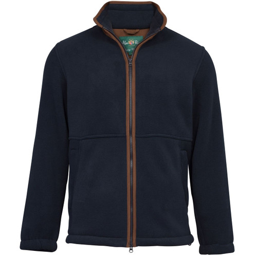 Navy Alan Paine Aylsham Mens Fleece Jacket