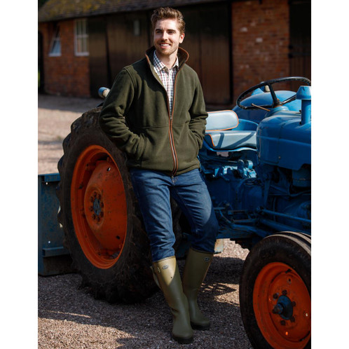 Green Alan Paine Aylsham Mens Fleece Jacket Lifestyle
