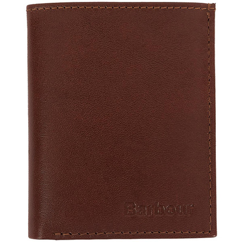 Brown/Classic Barbour Mens Colwell Small Billfold Wallet