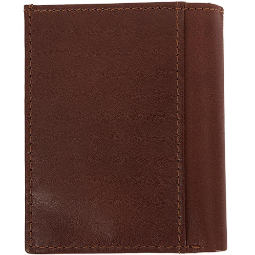 Brown/Classic Barbour Mens Colwell Small Billfold Wallet Side