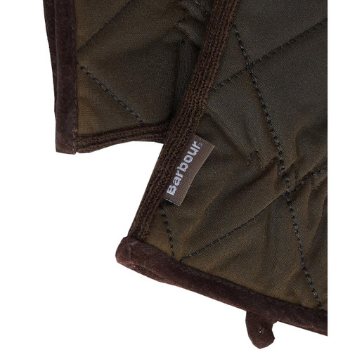 Olive/Brown Barbour Mens Winterdale Gloves Tag