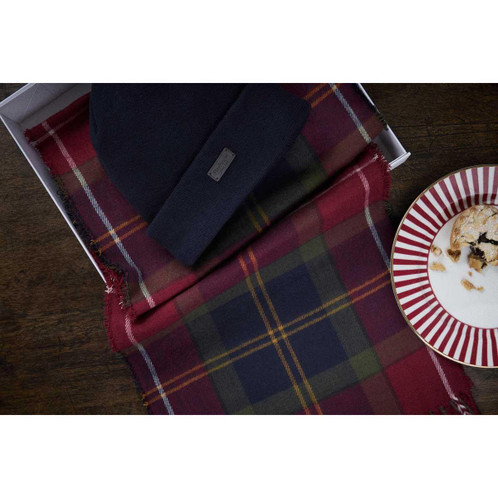 Winterberry Tartan Barbour Swinton & Gallingale Gift Set Lifestyle