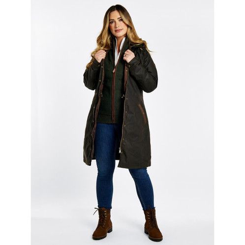 Verdigris Dubarry Womens Redington Jacket On Model