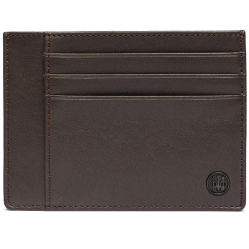 Brown Beretta Mens Credit Card Holder Classic