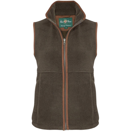 Green Alan Paine Womens Aylsham Fleece Waistcoat