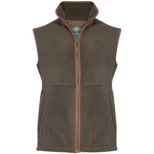 Green Alan Paine Aylsham Mens Fleece Waistcoat