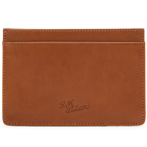 Tan R.M. Williams Singleton Vertical Card Holder