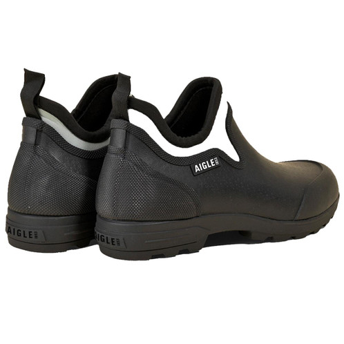Marine/Grey Aigle Womens Lessfor Plus II Gardening Shoes Rear