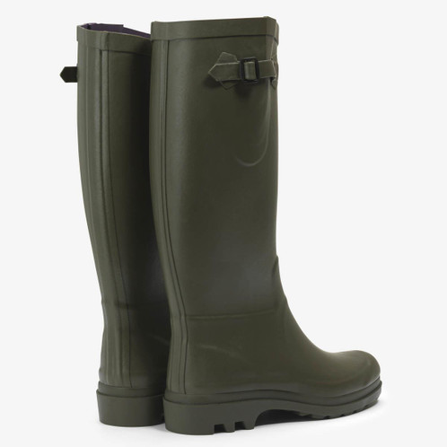 Kahki Aigle Womens Aiglentine II Wellingtons Back