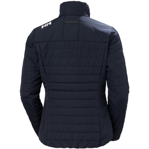 Navy Helly Hansen Womens Crew Insulator Jacket 2.0 Rear