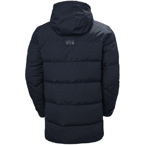 Navy Helly Hansen Mens Reine Puffy Jacket Rear