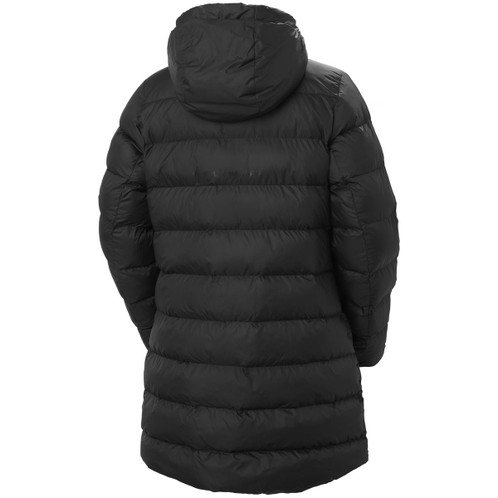 Black Helly Hansen Womens Active Puffy Parka Rear
