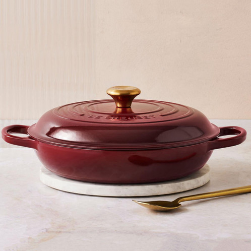 Le Creuset 30cm Cast Iron Shallow Casserole Dish Rhone