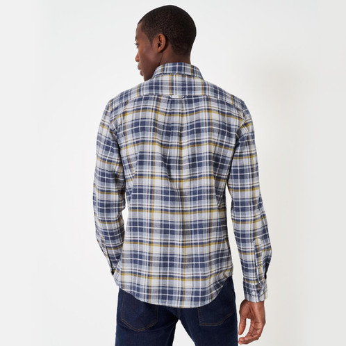 Crew Clothing Mens Brushed Lewis Check Shirt