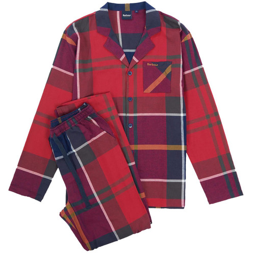 Large Red Tartan Barbour Mens Large Scale Laith PJ Set