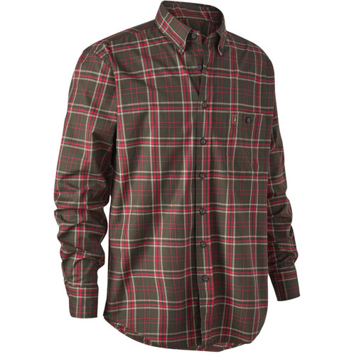 Green Check Deerhunter Mens Eli Shirt