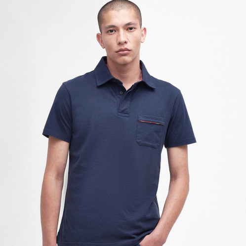 Navy Barbour Elsdon Polo Lifestyle