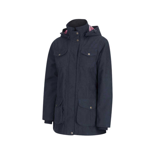 Navy Hoggs Of Fife Womens Struther Field Coat