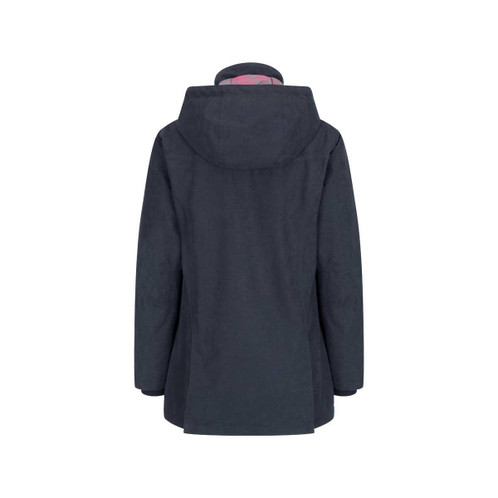 Navy Hoggs Of Fife Womens Struther Field Coat back
