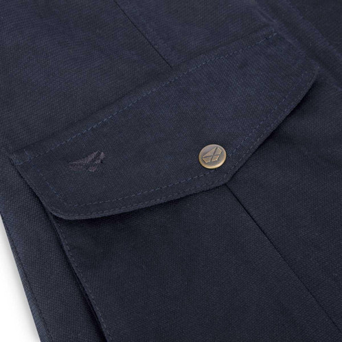 Navy Hoggs Of Fife Womens Struther Field Coat pockets