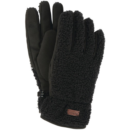 Black Barbour Mens Eskdale Fleece Gloves