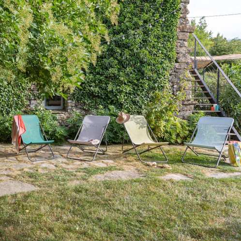 Lafuma Maxi Transat Batyline ISO Deck Chair Group Lifestyle