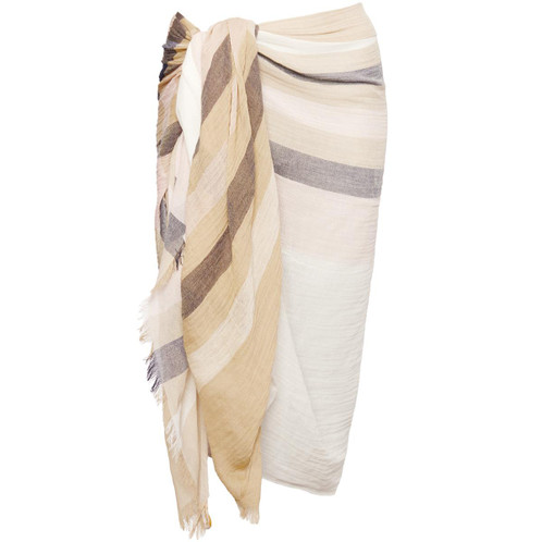 Primrose Hessian Barbour Womens Bethany Multi Wear Scarf Loose