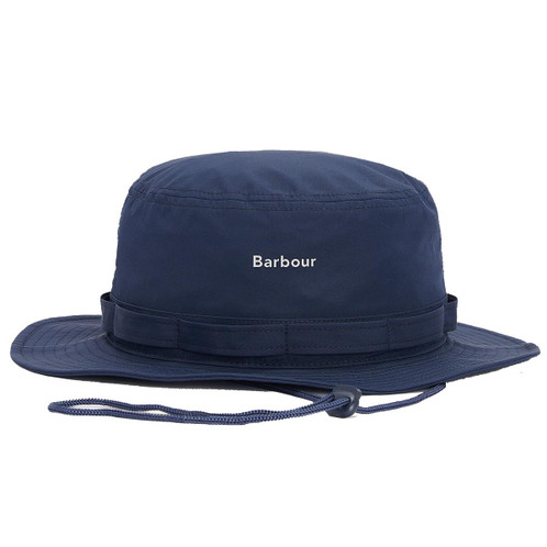 Navy Barbour Teesdale Bucket Hat