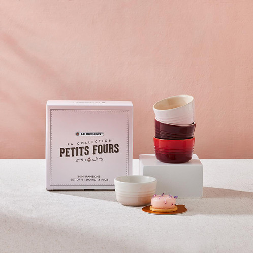  Le Creuset Petits Fours Set of Four Mini Ramekins