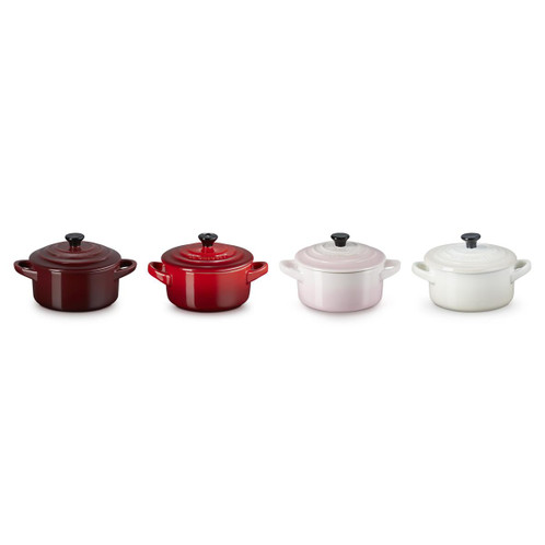 Le Creuset Petits Fours Set of Four Petite Round Casseroles