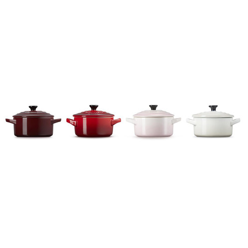 Le Creuset Petits Fours Set of Four Petite Round Casseroles